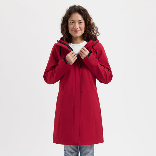 Erika - Waterproof softshell jacket - Women - Red MV