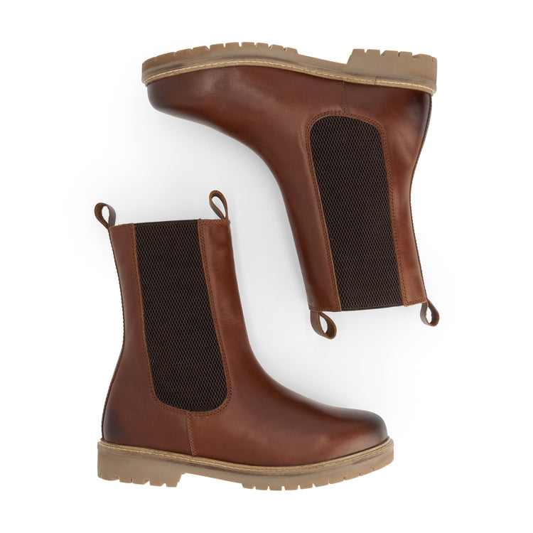 Ferring Women - Chelsea boots - Wool-lined - Cognac UPD