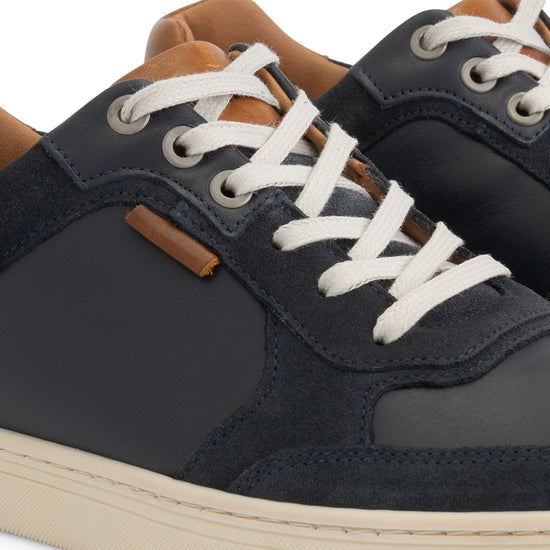 Burnham Men - Sneakers - Leather - Navy DFW