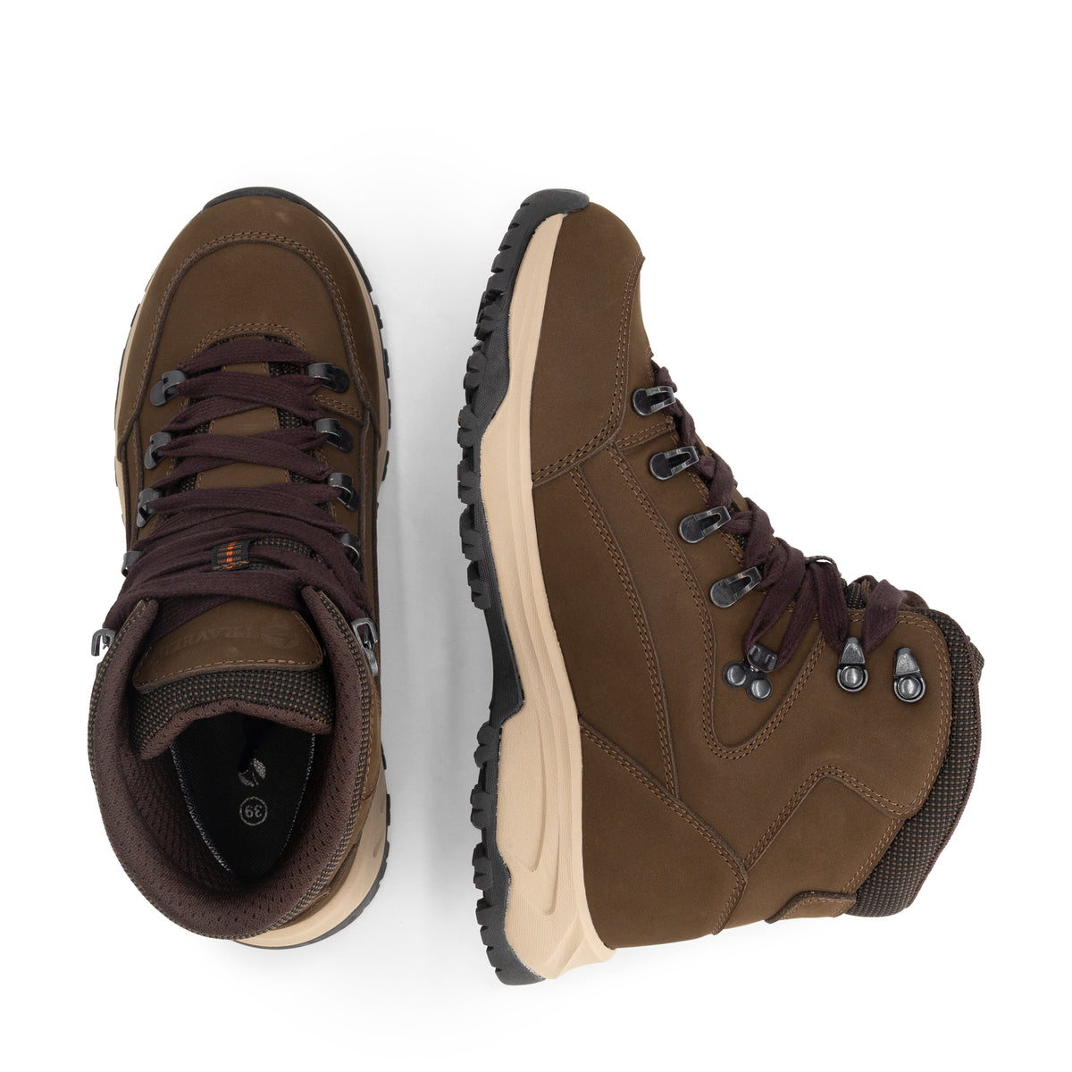 Mala Women - Mid-Calf Hiking Boots - Waterproof - Brown UPD