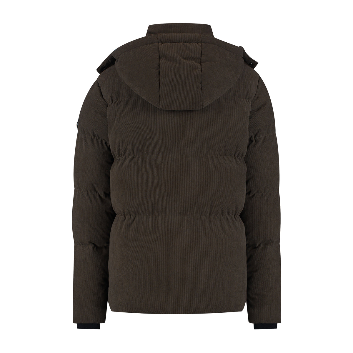 Ulf Men - Puffer Winter Jacket - Corduroy - Dark Brown B