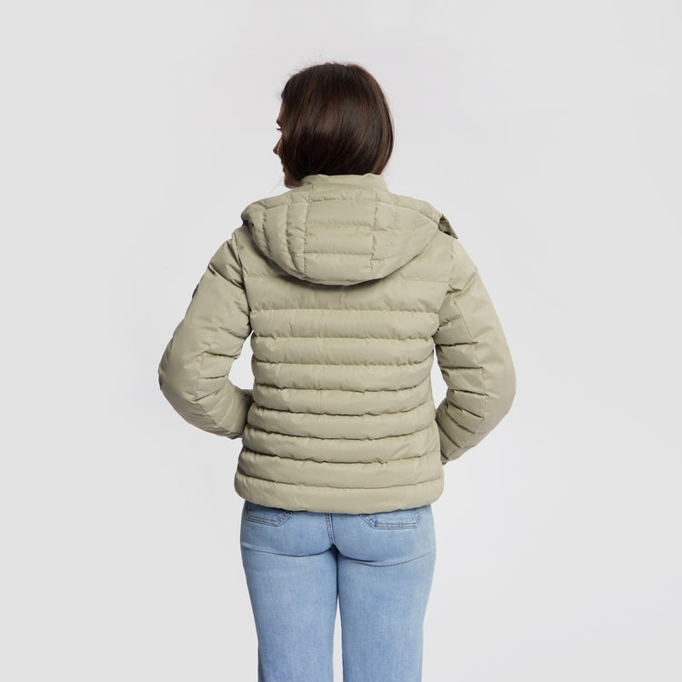 Sigrid Women - Puffer Winter Jacket - Waterproof - Light Brown MV3