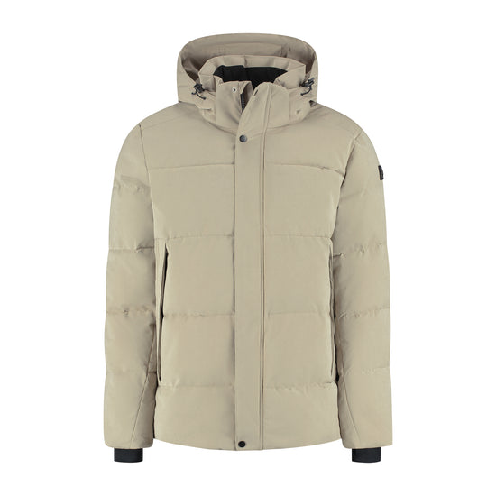 Asberg Men - Puffer Winter Jacket - Waterproof - Light Brown F