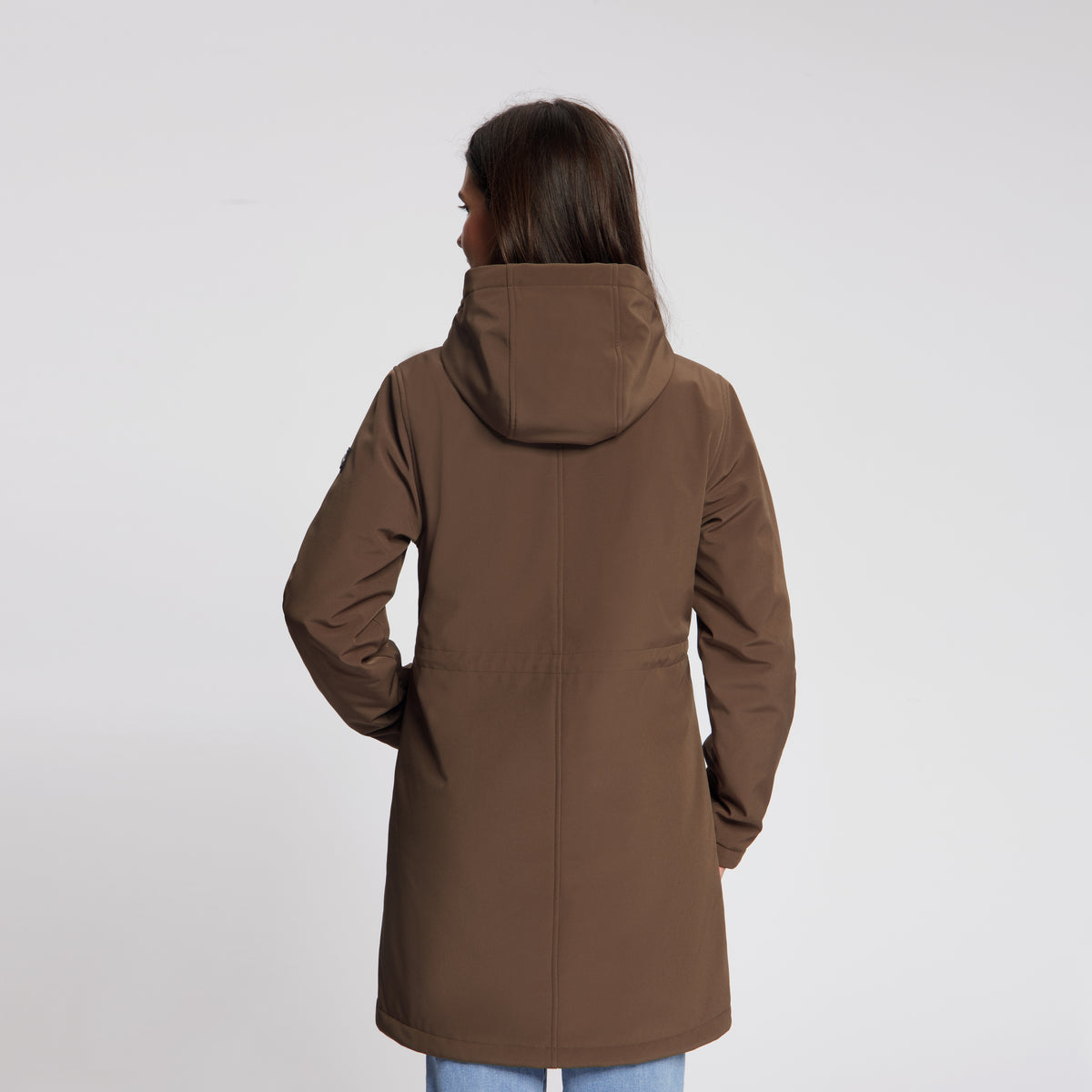 Elinor Women - Softshell Jacket - Waterproof - Dark Brown MV4