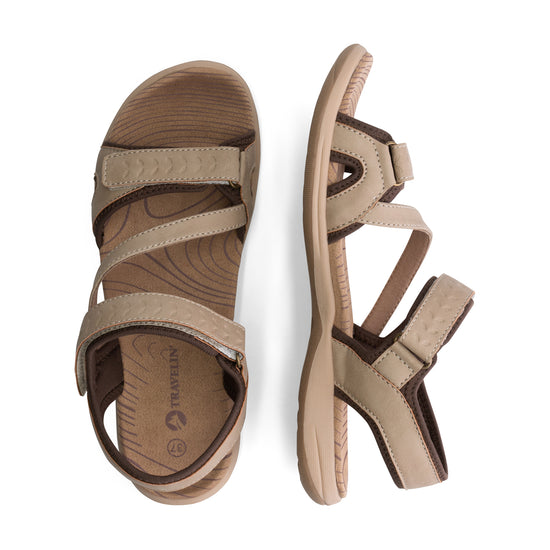 Sollia - Walking sandals - Women - Light brown UPD