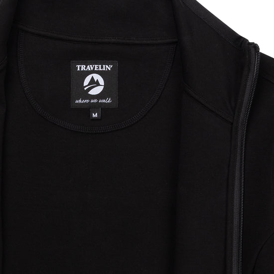 Olia Women - Outdoor Cardigan - Sweat - Black DCI