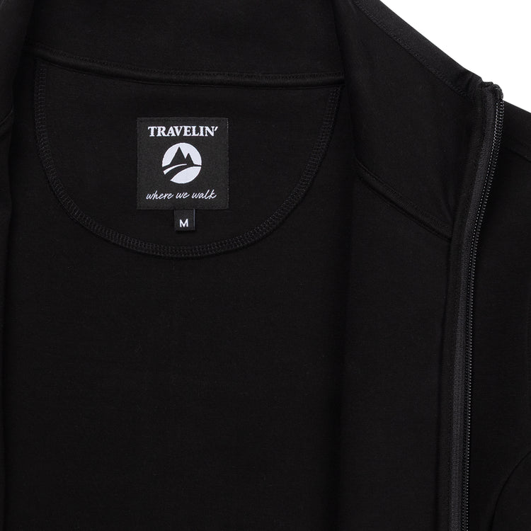 Olia Women - Outdoor Cardigan - Sweat - Black DCI