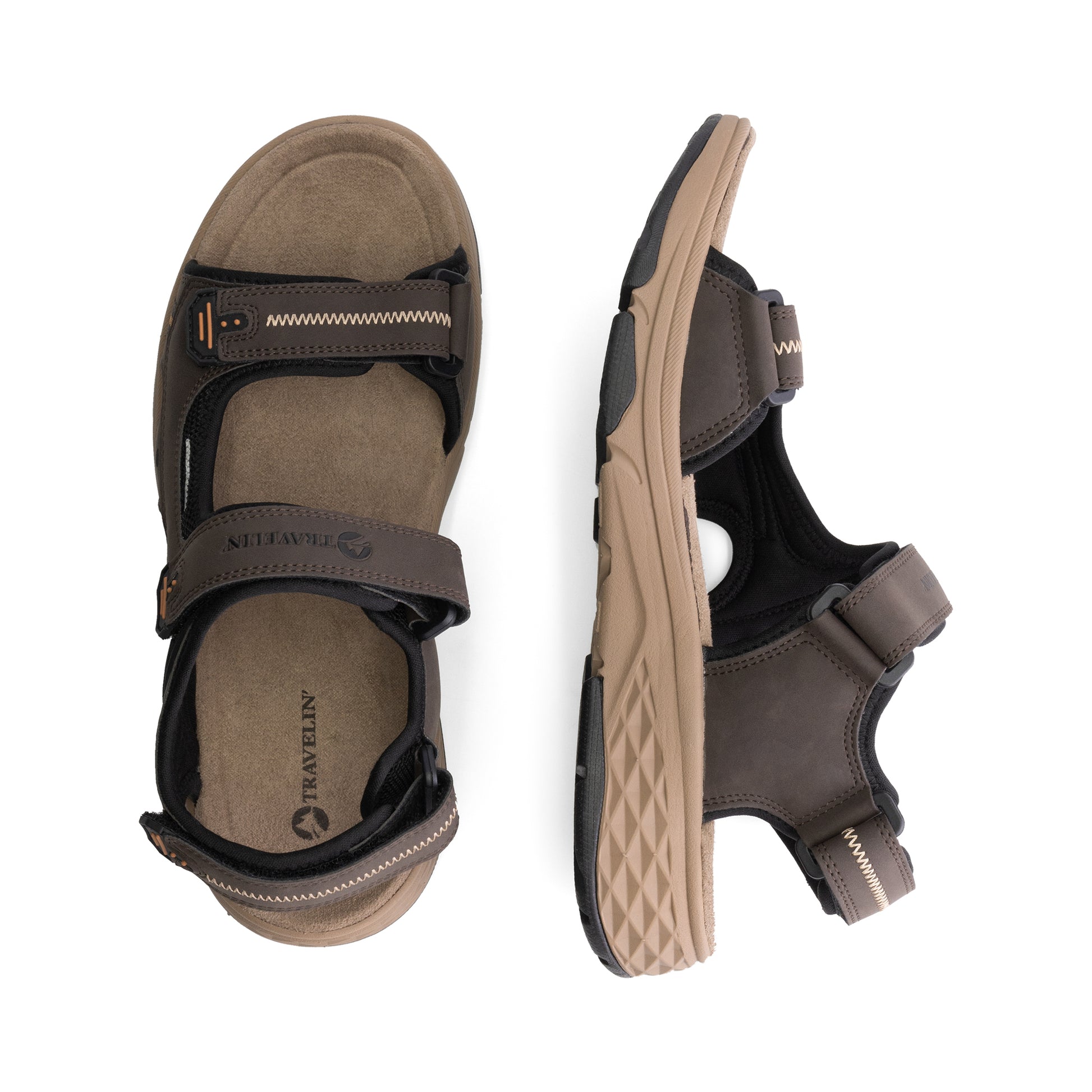 Bergnas Men - Hiking sandals - Dark brown UPD