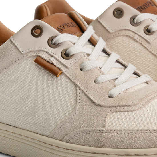 Bromley Men - Sneakers - Canvas and suede - White DFW
