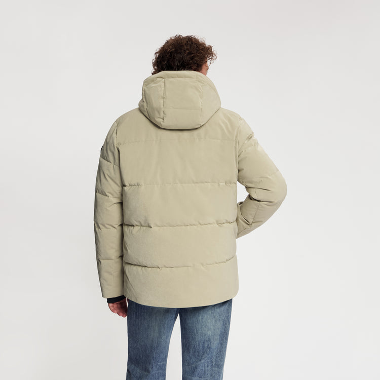 Asberg Men - Puffer Winter Jacket - Waterproof - Light Brown MV3