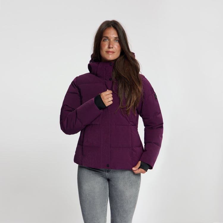 Agnes Women - Puffer Winter Jacket - Waterproof - Purple MV